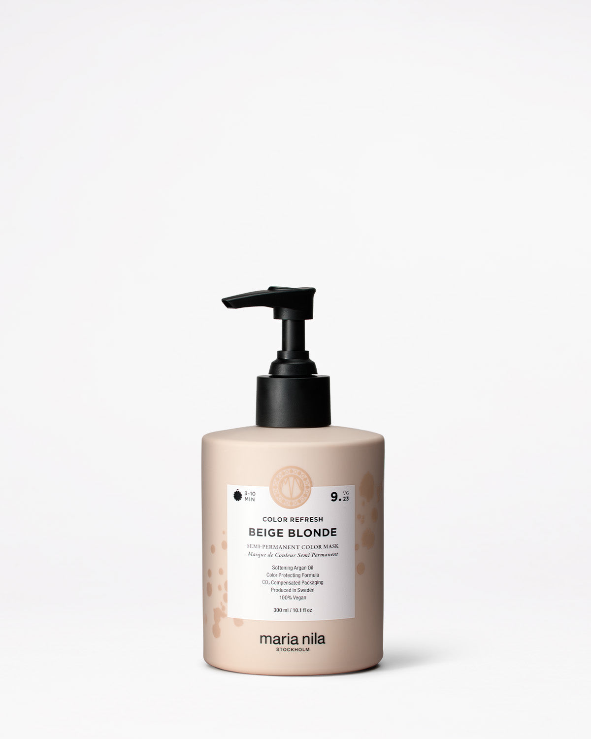 Maria Nila Color Refresh Beige Blonde 300 ml bottle on a white background