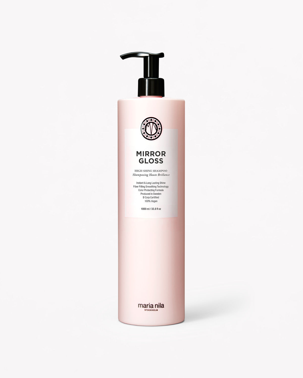 Maria Nila Mirror Gloss Shampoo bottle on a white background