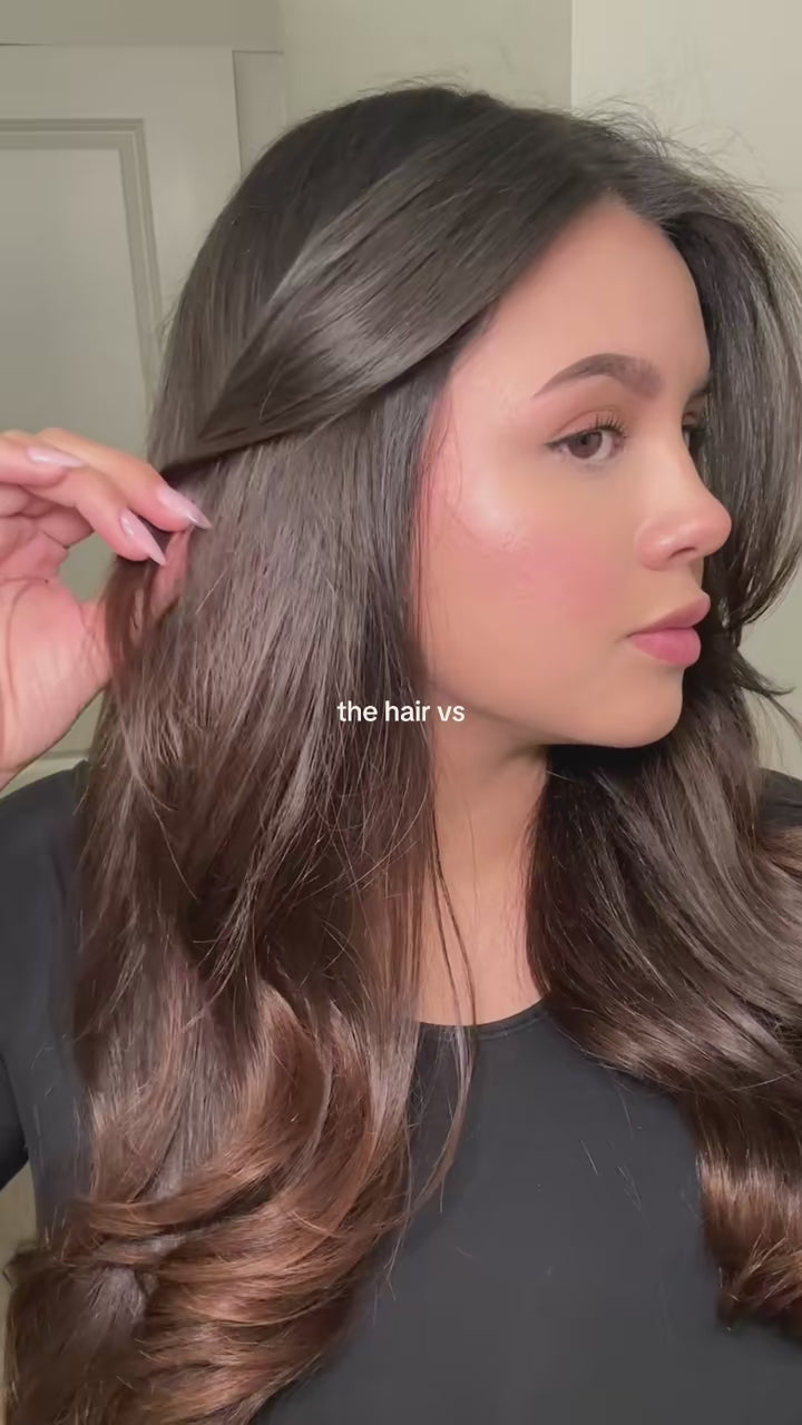 the hair vs the routine