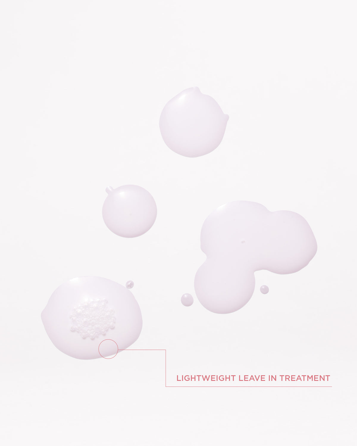 Gloss Coat droplets on a soft pink background